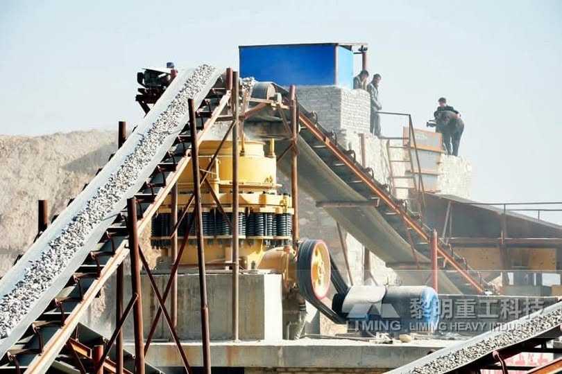 Применение конусной дробилки в технологической линии по переработке гранита